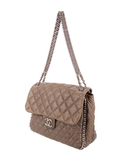 chanel maxi chain around flap bag|chanel flap bag price.